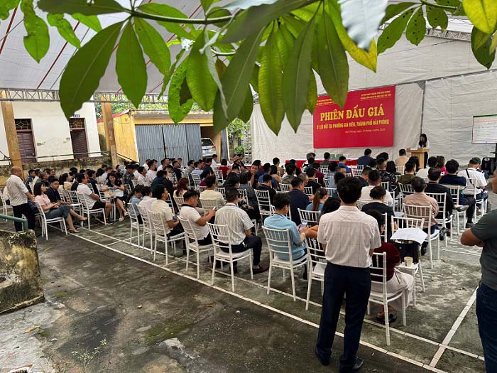 Kết quả trúng đấu giá 31 thửa đất tại phường Gia Viên, TP Hải Phòng tháng 4 năm 2026
