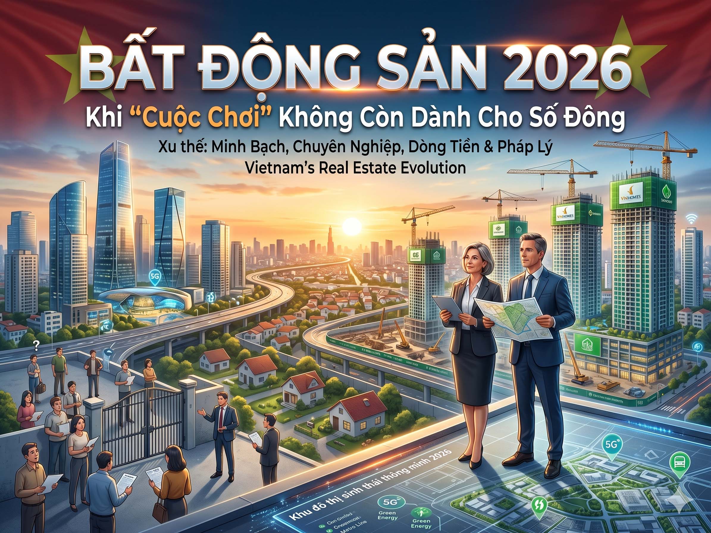 Bất Động Sản 2026: Khi "Cuộc Chơi" Không Còn Dành Cho Số Đông