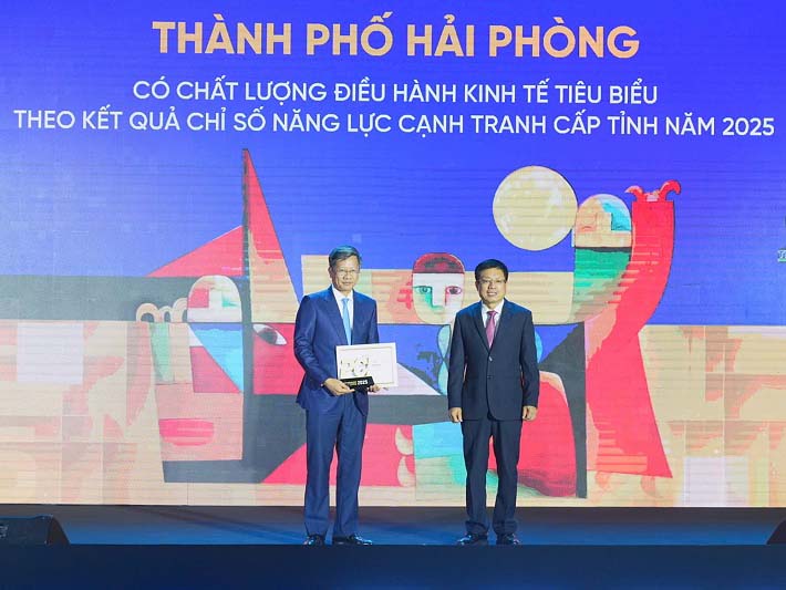 Hải Phòng tiếp tục nằm trong nhóm dẫn đầu cả nước về chất lượng điều hành kinh tế