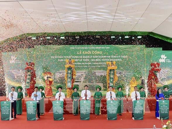 Khởi công dự án cụm công nghiệp 1.250 tỷ đồng ở cửa ngõ phía Tây Hải Phòng