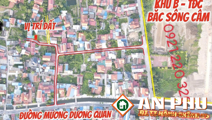 Bán lô đất xã Dương Quan, Thuỷ Nguyên, Hải Phòng