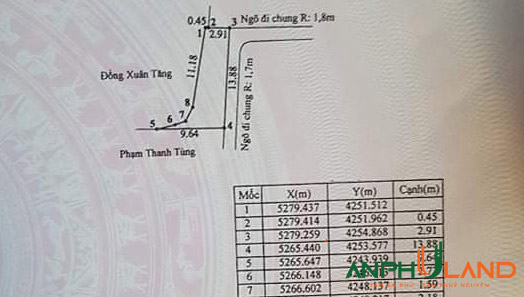Cần bán lô đất trung tâm xã Hoa Động, Thuỷ Nguyên, Hải Phòng