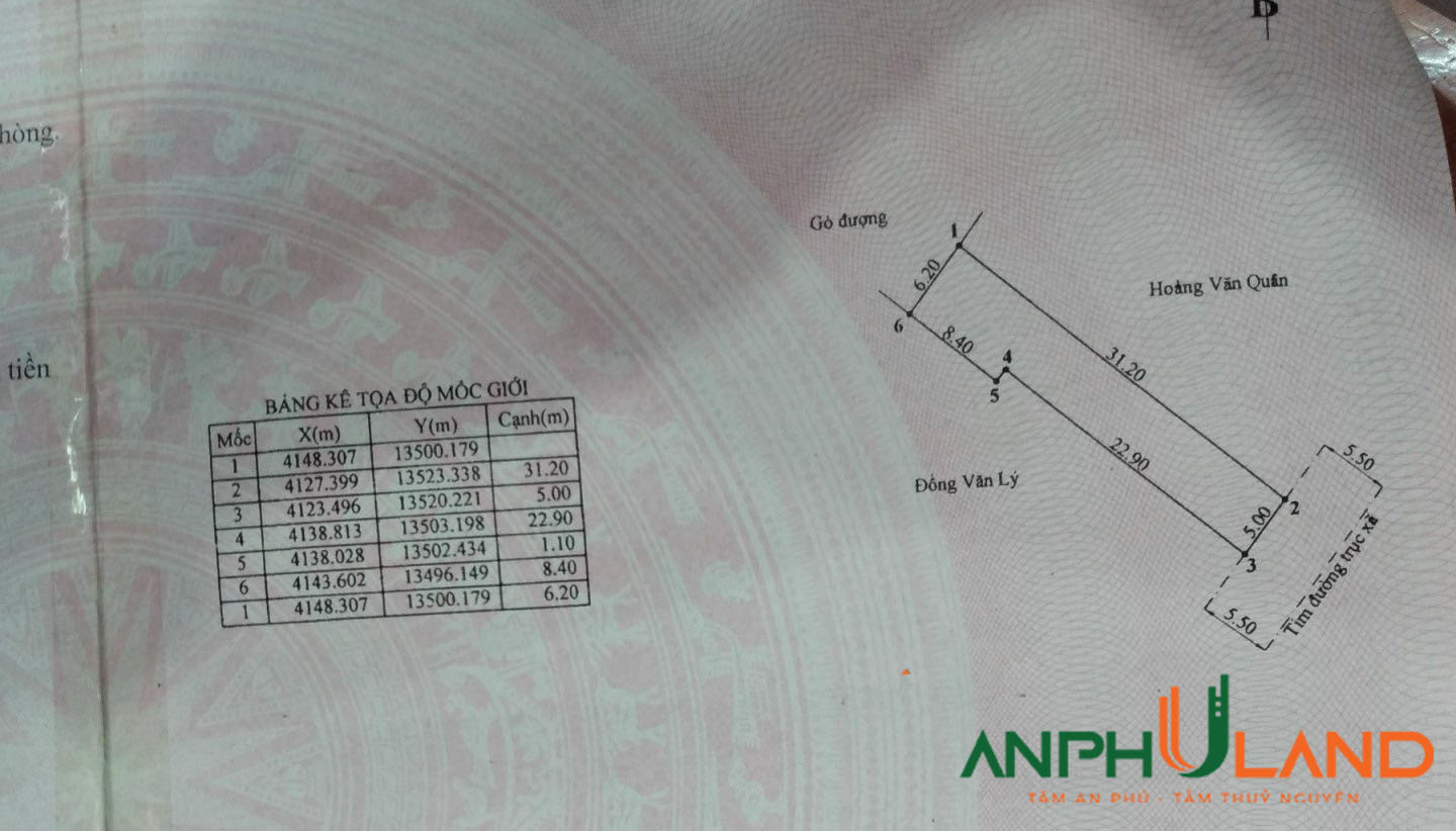 Cần bán lô đất mặt đường liên xã Cao Nhân, Thuỷ Nguyên, Hải Phòng