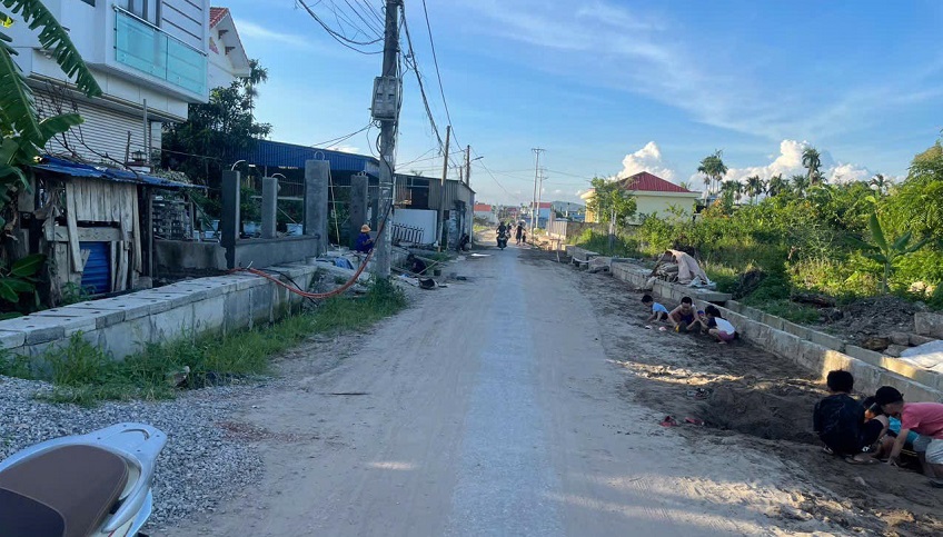 Mở bán lô đất mặt đường liên thôn tại thôn Chùa, Hoa Động, Thuỷ Nguyên, Hải Phòng 