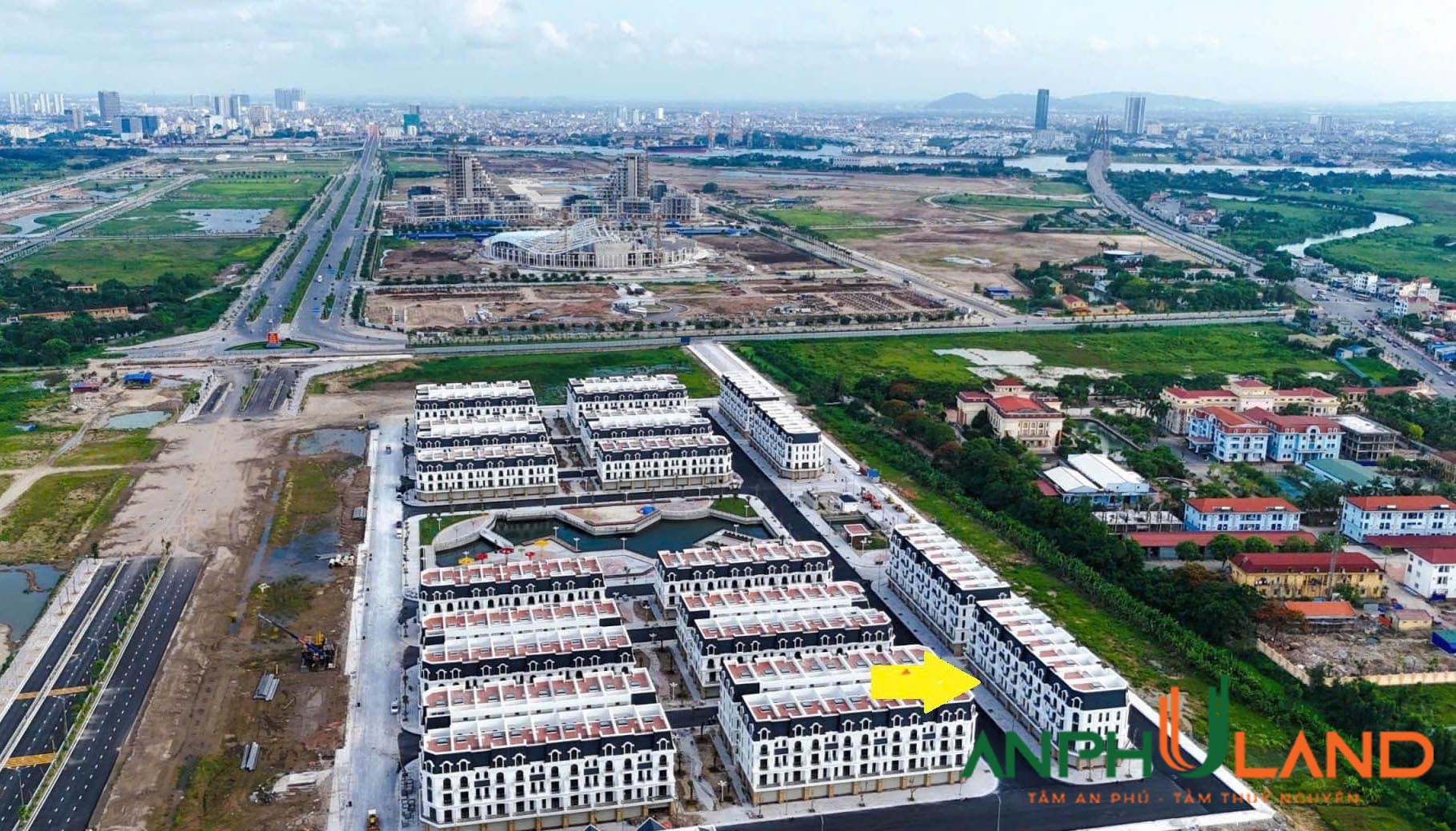 Bán căn nhà dãy LK10 Hoàng Huy New City tại Tân Dương, Thuỷ Nguyên, Hải Phòng