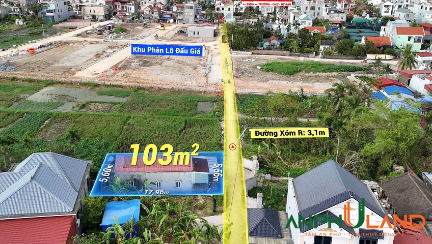 Bán đất tặng nhà sát Khu Đấu Giá Xã Hoa Động, Thuỷ Nguyên, Hải Phòng