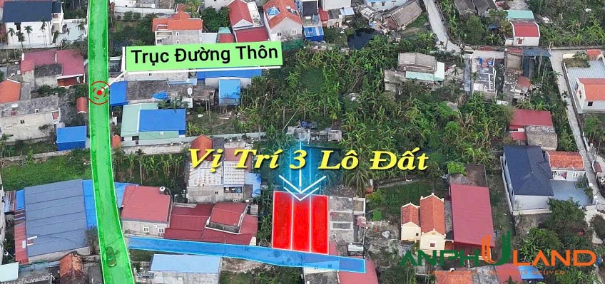 Mở bán 3 lô F0 tiềm năng tại trung tâm phường Hoa Động, Thủy Nguyên, Hải Phòng