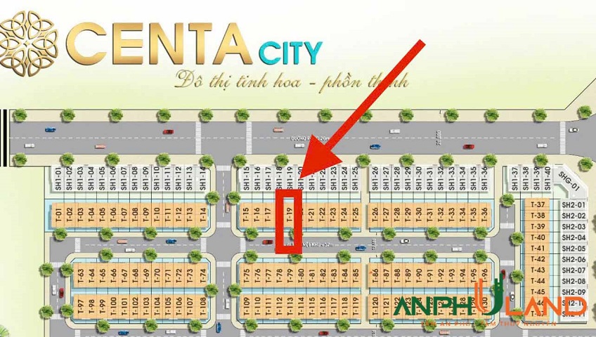 Cần bán siêu phẩm 75 m2 tại KĐT Centa City,  Thuỷ Nguyên, Hải Phòng