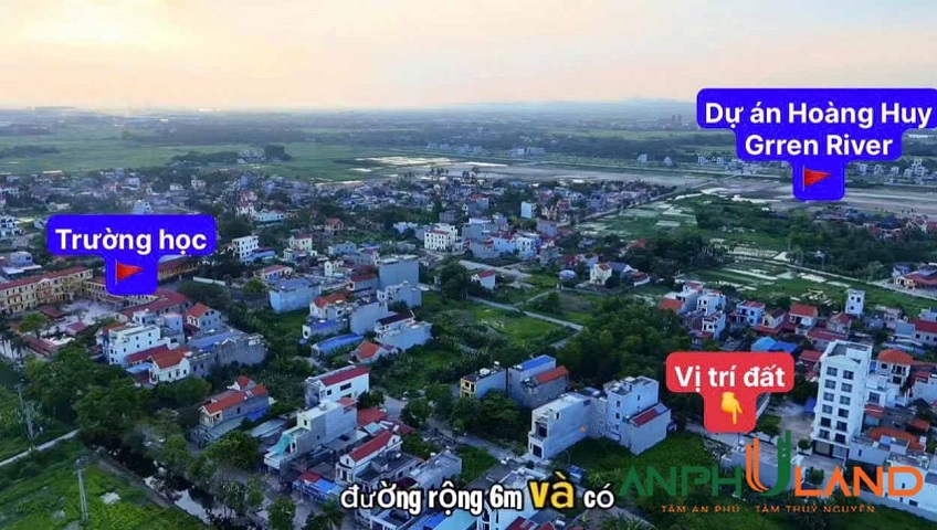 Cần bán lô đất giá tốt tại chung cư Huê, Hoa Động, Thuỷ Nguyên, Hải Phòng