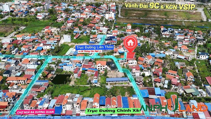 Chính Thức mở bán 5 lô F0, tại Trung tâm Dương Quan, Thuỷ Nguyên, Hải Phòng