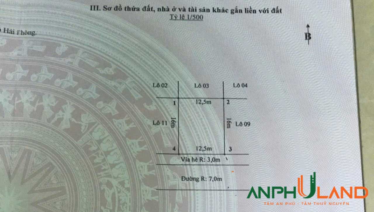 Bán lô hoa hậu TĐC Bắc Sông Cấm đối diện Trung tâm Hành chính mới TP Hải Phòng