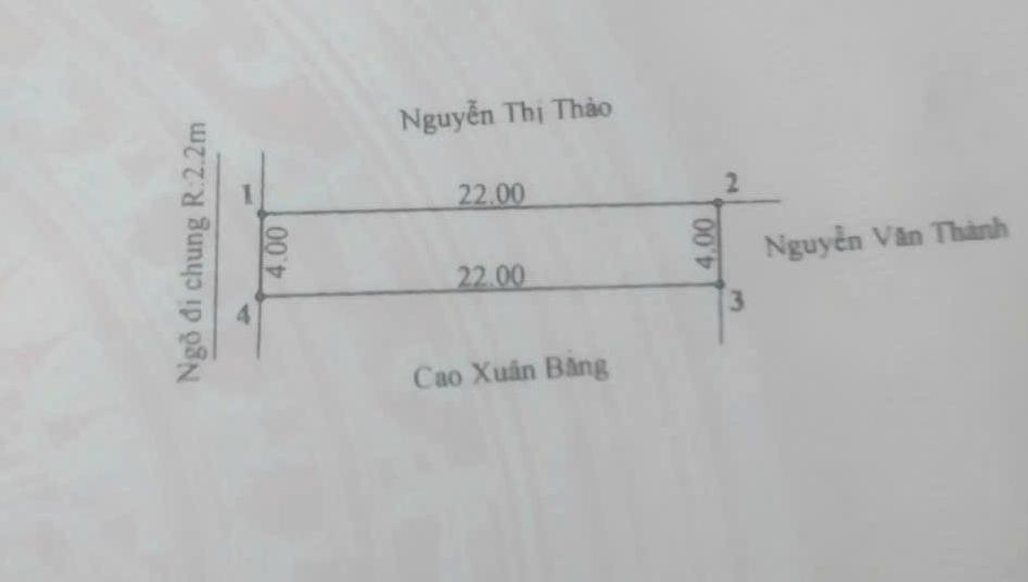 Chủ cần bán gấp lô đất tại Thôn Đông Hoa, Hoa Động, Thuỷ Nguyên, Hải Phòng