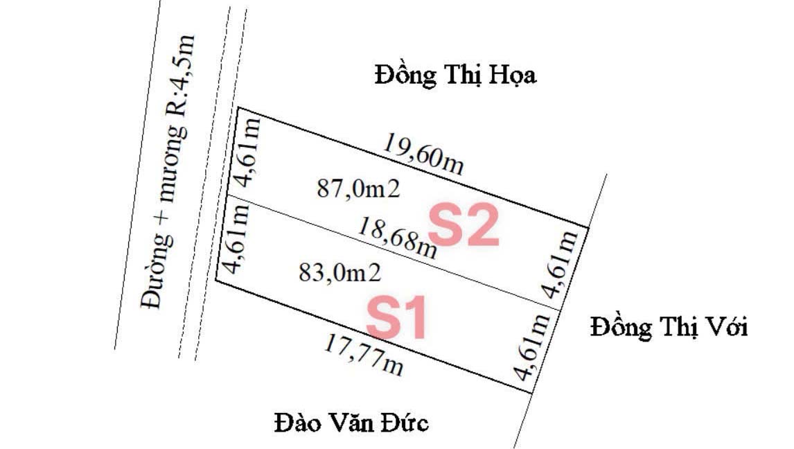 Bán lô đất đẹp giá cực rẻ tại Lâu Làng, Hoa Động, Thuỷ Nguyên, Hải Phòng 