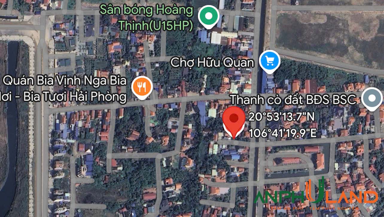 Chuyển nhượng lô đất đẹp tại phường Dương Quan, TP Thuỷ Nguyên, Hải Phòng 