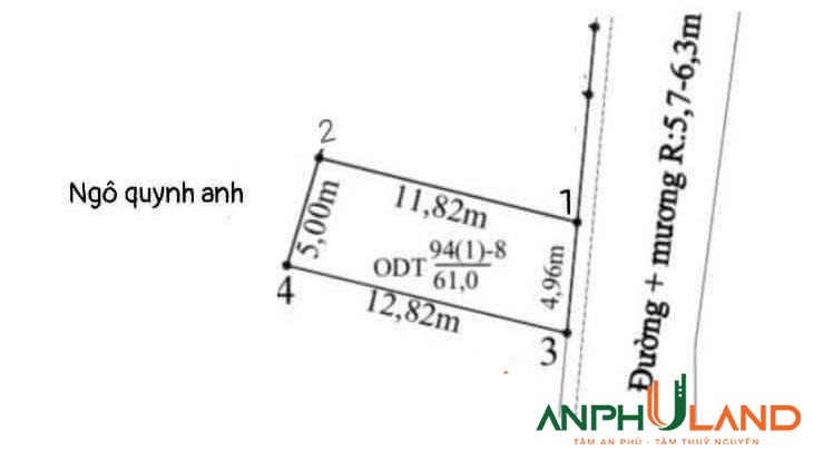 Bán lô đất mặt đường TDP Đền, phường Hoàng Lâm (xã Lâm Động), TP Thuỷ Nguyên, Hải Phòng