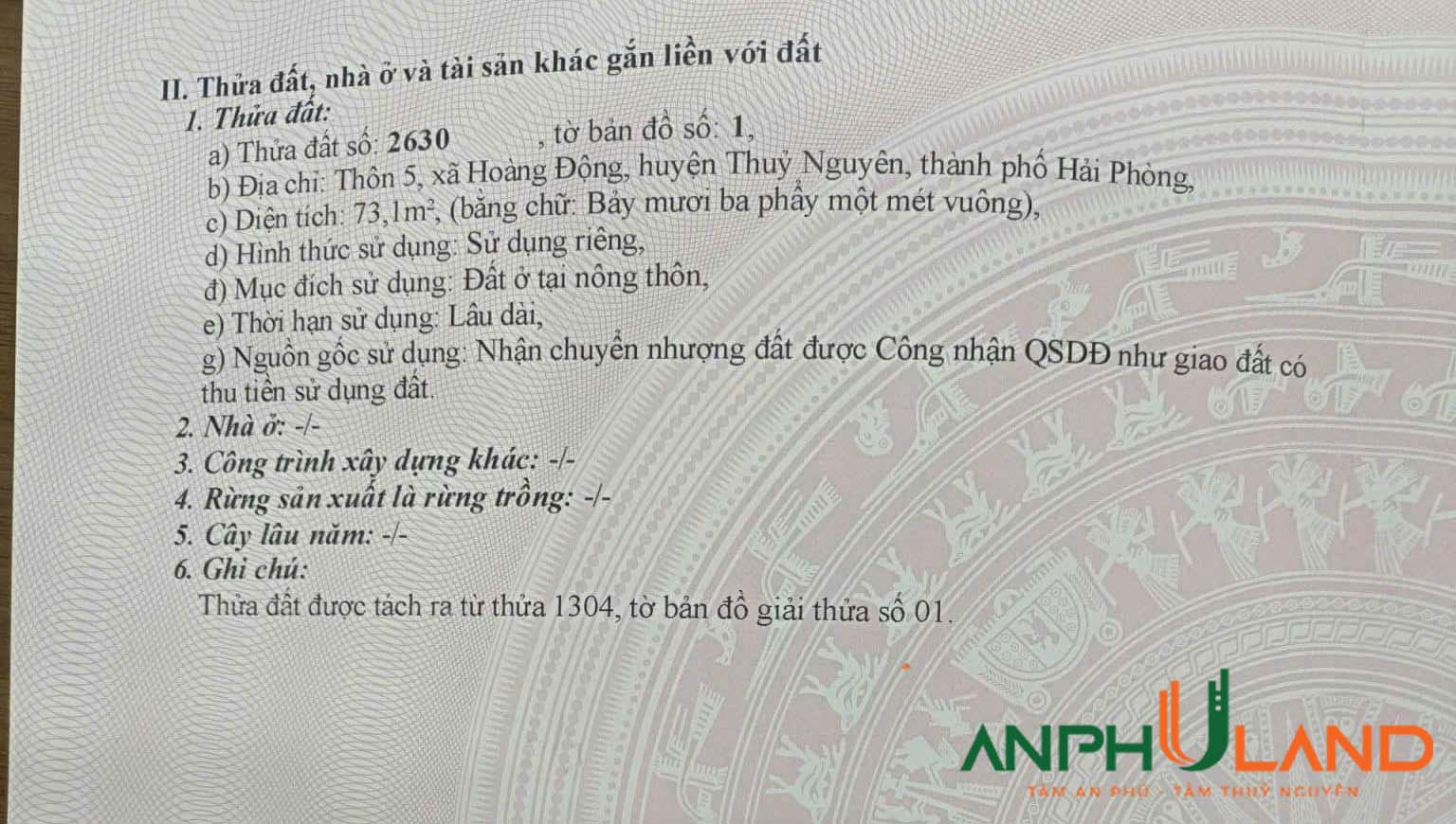 Chỉ với 1 tỷ 4xx có thể sở hữu ngay lô góc tại Phường Hoàng Lâm, TP Thuỷ Nguyên, Hải Phòng