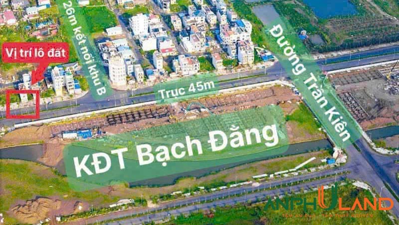 Bán siêu phẩm mặt đường 45m Khu D Bắc Sông Cấm, TP Thuỷ Nguyên, Hải Phòng