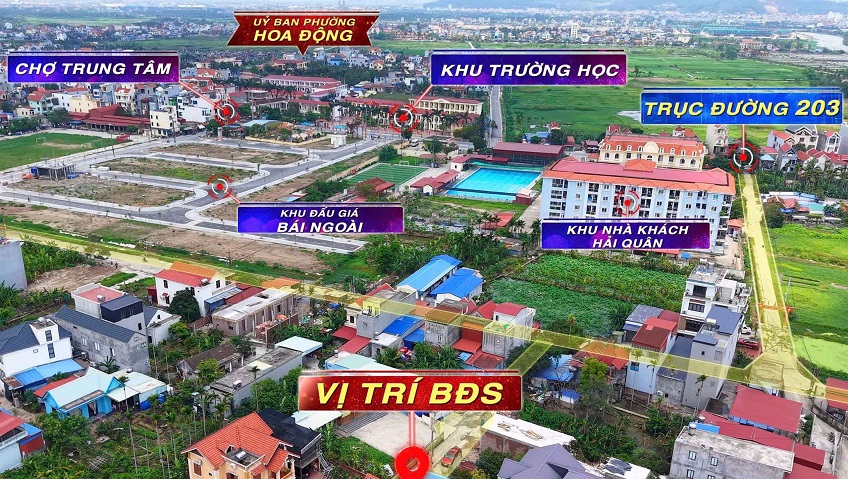 Bên em mở bán duy nhất 1 lô F0 tại TDP Lâu Trại, phường Hoa Động,  TP Thuỷ Nguyên 