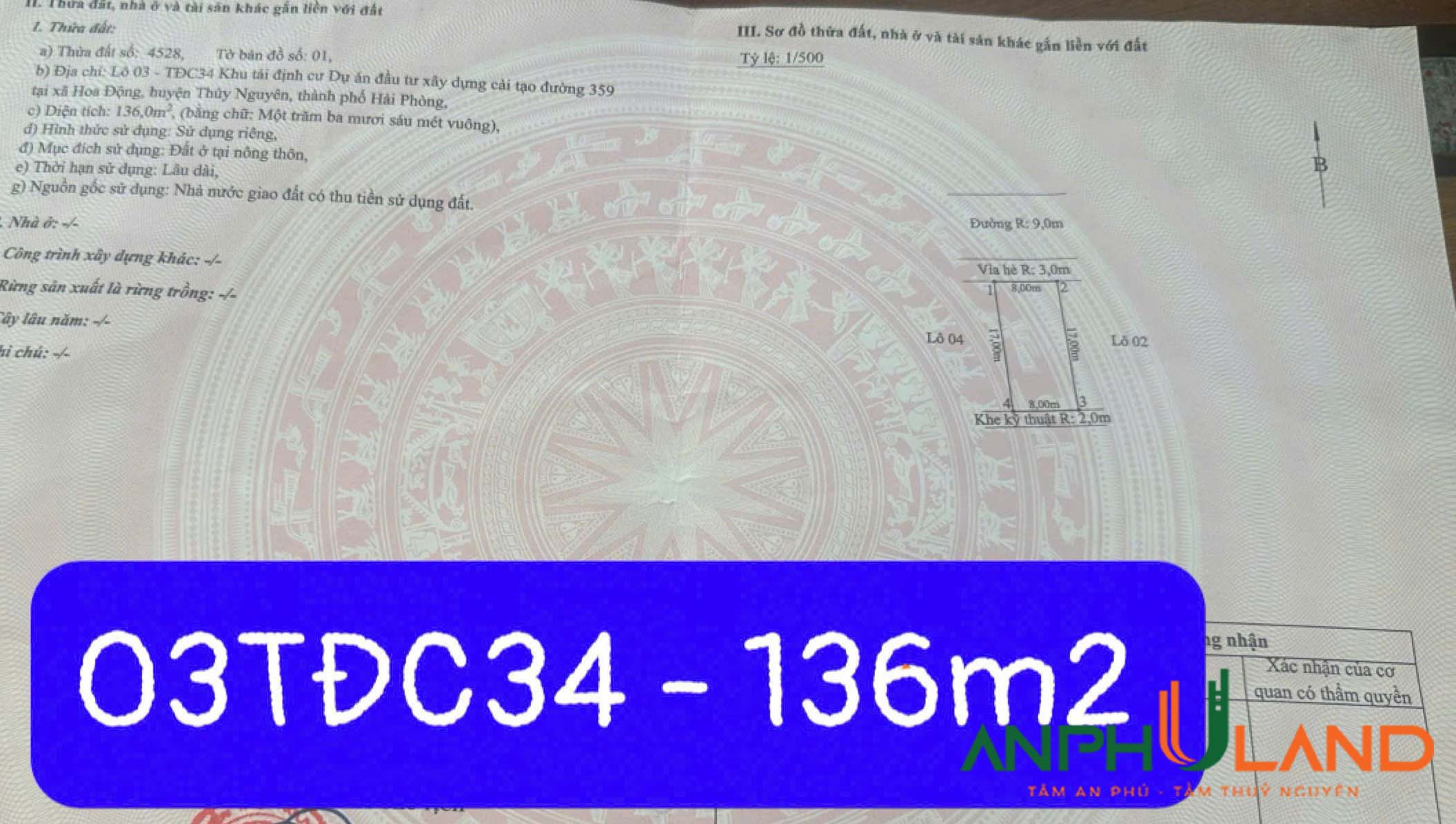 Hàng cực hiếm tại TĐC Hoa Động, TP Thuỷ Nguyên, Hải Phòng