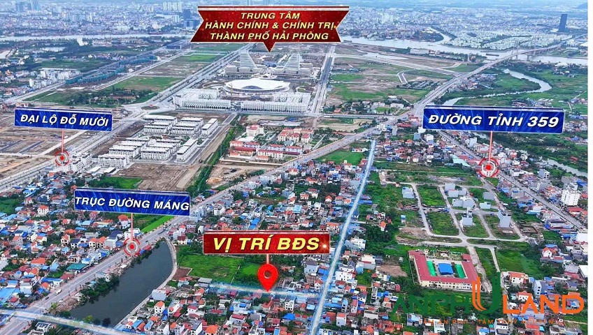 Cần bán lô đất F0 siêu đẹp tại TDC Bắc Sông Cấm, Phường Dương Quan, TP Thủy Nguyên, Hải Phòng