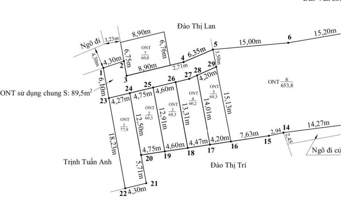 Bán đất trung tâm phường Thuỷ Đường (Thuỷ Sơn) , TP Thuỷ Nguyên, Hải Phòng