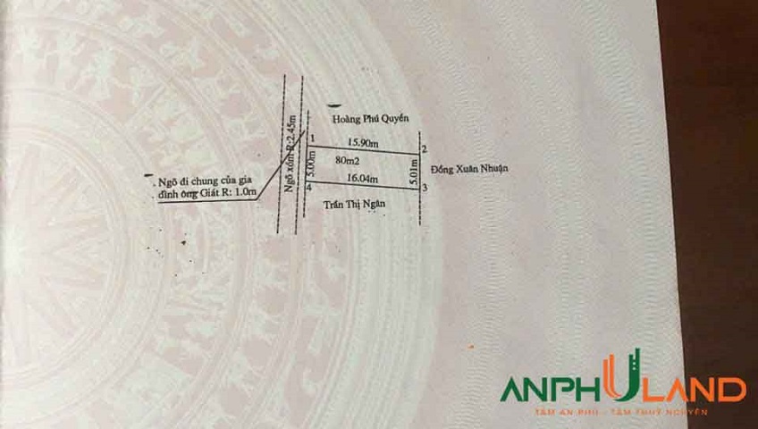 Cần bán lô đất đẹp tại TDP Lâu Trại, Phường Hoa Động, TP Thủy Nguyên, Hải Phòng