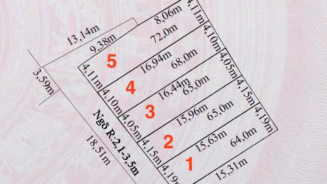 Bán lô đất sát tuyến chính phường Hoàng Lâm, TP Thuỷ Nguyên, Hải Phòng