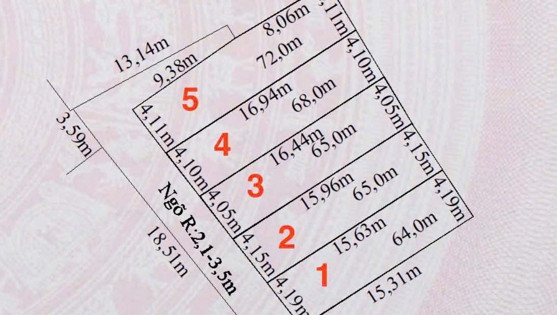 Mở bán 5 lô F0 trung tâm phường Hoàng Lâm, TP Thuỷ Nguyên, Hải Phòng 