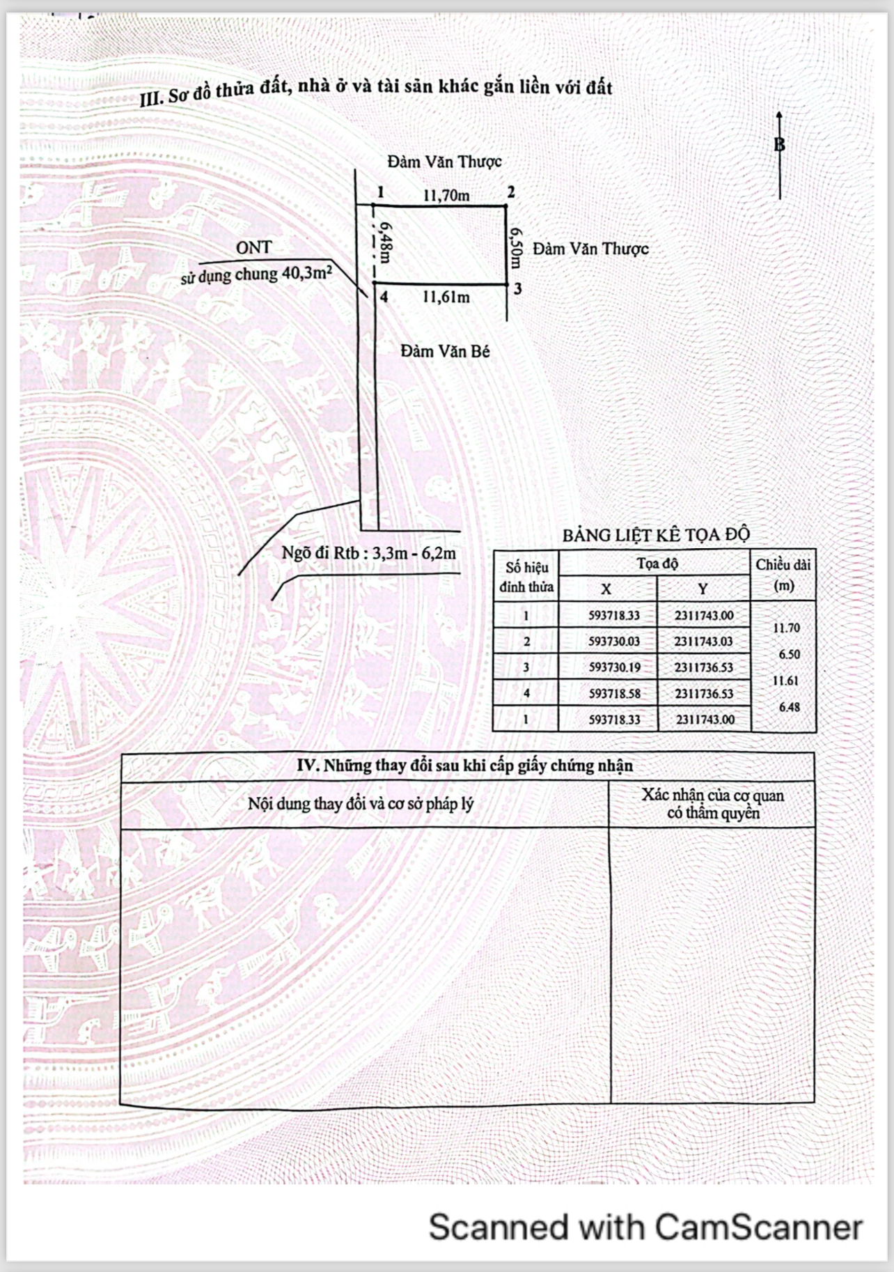 Chính chủ bán lô đất TDP  Sú, Phường Hoàng Lâm, TP Thuỷ Nguyên, Hải Phòng