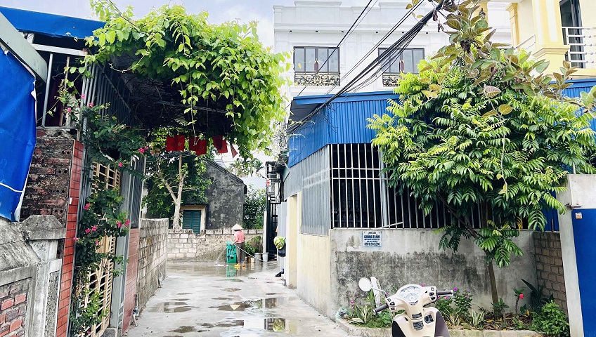 Bán căn nhà 3 tầng ngõ oto phường Hoàng Lâm, TP Thuỷ Nguyên, Hải Phòng