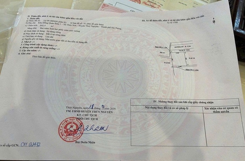 Siêu biệt thự nhà vườn Phường Thủy Đường, TP Thủy Nguyên, Hải Phòng