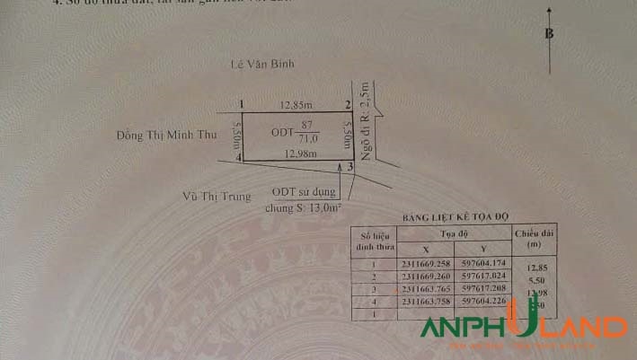 Chính chủ gửi bán lô đất đẹp đối diện trường Mầm non Dương Quan, TP Thuỷ Nguyên