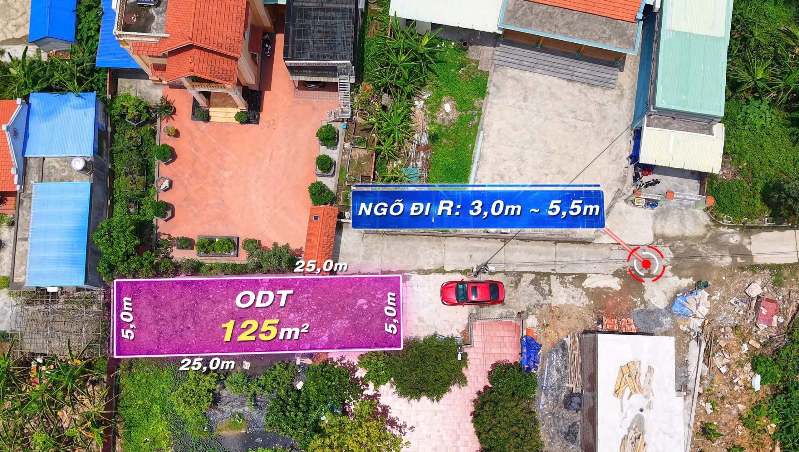 Bán lô đất 125m2 tại TDP Lâu Trại, Phường Hoa Động, TP Thuỷ Nguyên,  Hải Phòng