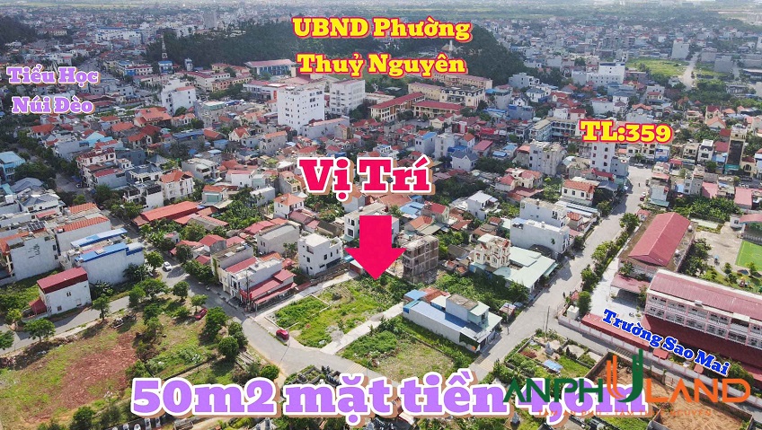 Cần bán lô đất F0, Phường Thủy Đường ( TT Núi Đèo ), TP Thủy Nguyên, Hải Phòng