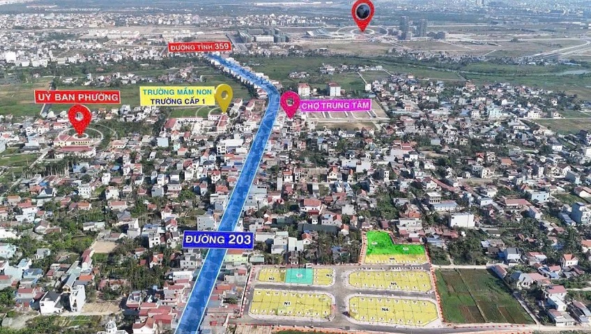 Bán lô đất Đấu giá Bái Trong, phường Thuỷ Nguyên, TP Hải Phòng
