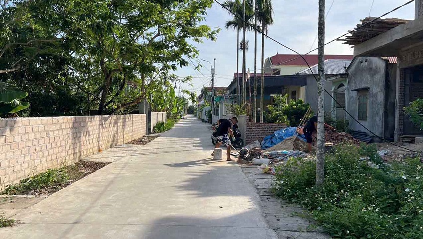 Bán lô cặp đất tại TDP Đền, Phường Thiên Hương ( xã Lâm Động), TP Hải Phòng