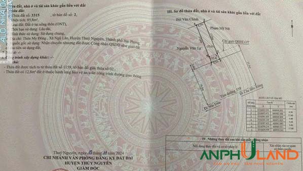 Chỉ 4,x tỷ sở hữu ngay mặt tiền đường 359 phường Bạch Đằng (Ngũ Lão), TP Hải Phòng