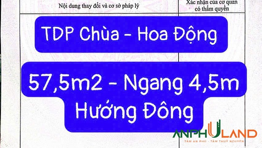 Cần bán lô đất hàng hiếm, phường Thủy Nguyên ( xã Hoa Động), TP Hải Phòng