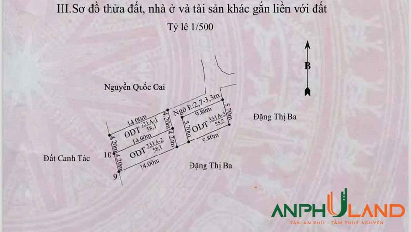 Mở bán 3 lô siêu phẩm tại Phường Thủy Nguyên ( xã Dương Quan) , TP Hải Phòng