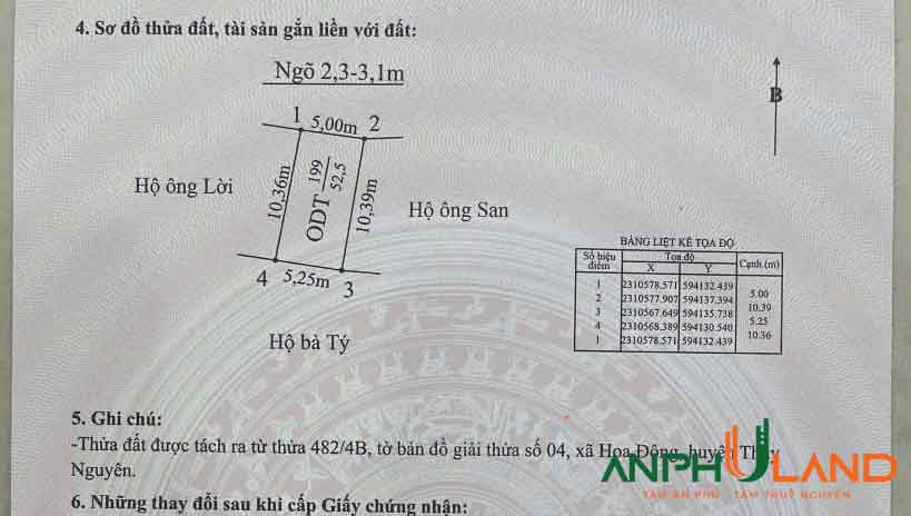 Chính chủ gửi bán lô đất tại TDP Đồng Quán, Phường Thủy Nguyên ( xã Hoa Động), TP Hải Phòng