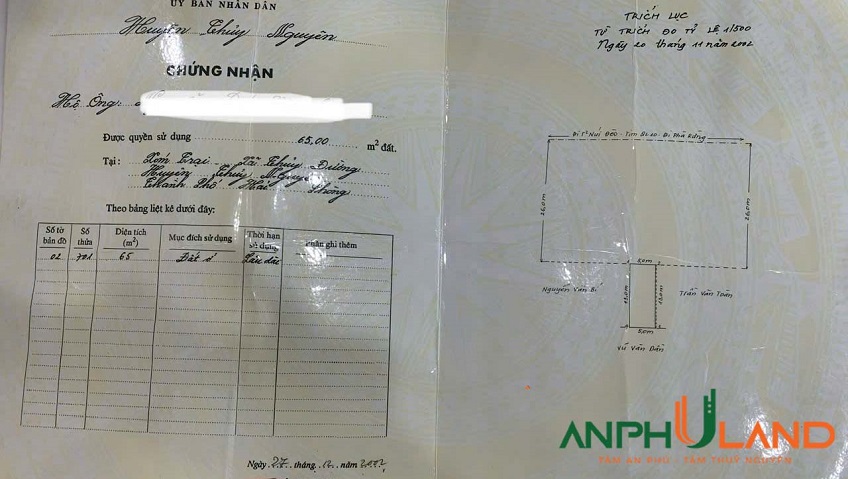 Siêu phẩm cực hiếm tại phường Thuỷ Nguyên (xã Thuỷ Đường), TP Hải Phòng