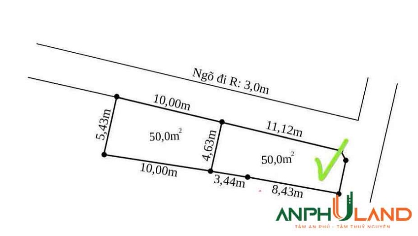 Cần bán lô góc siêu đẹp 50m2 tại Phường Thiên Hương ( xã Lâm Động), TP Hải Phòng