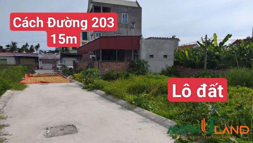Bán lô đất cách đường 203 phường Thiên Hương (xã Lâm Động), TP Hải Phòng