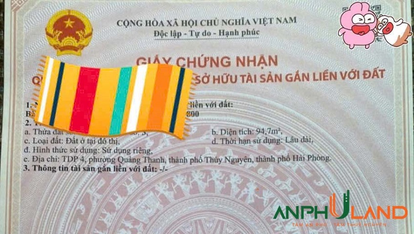 Bán lô đất ngay cạnh chợ Cau phường Lê Ích Mộc (xã Quảng Thanh), TP Hải Phòng