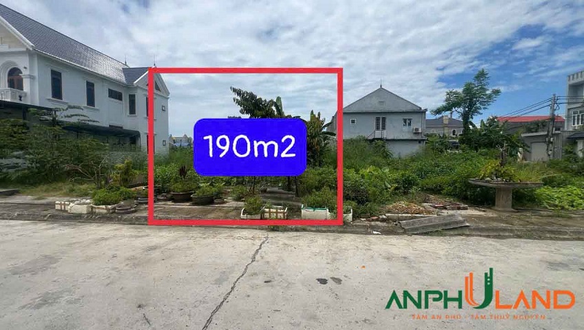 Cần bán lô biệt thự 190 m2 tại Phường Thủy Nguyên ( xã Thủy Sơn), TP Hải Phòng
