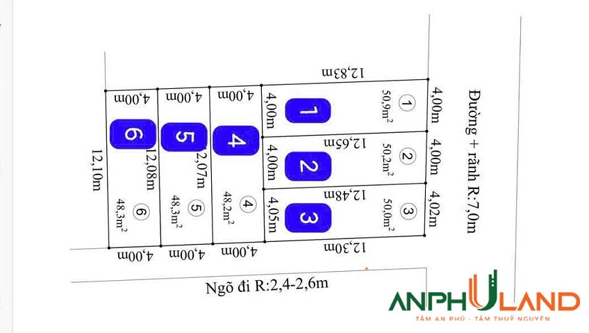 Bán đất F0 mặt đường nhựa, tại Phường Thiên Hương (xã Lâm Động), TP Hải Phòng