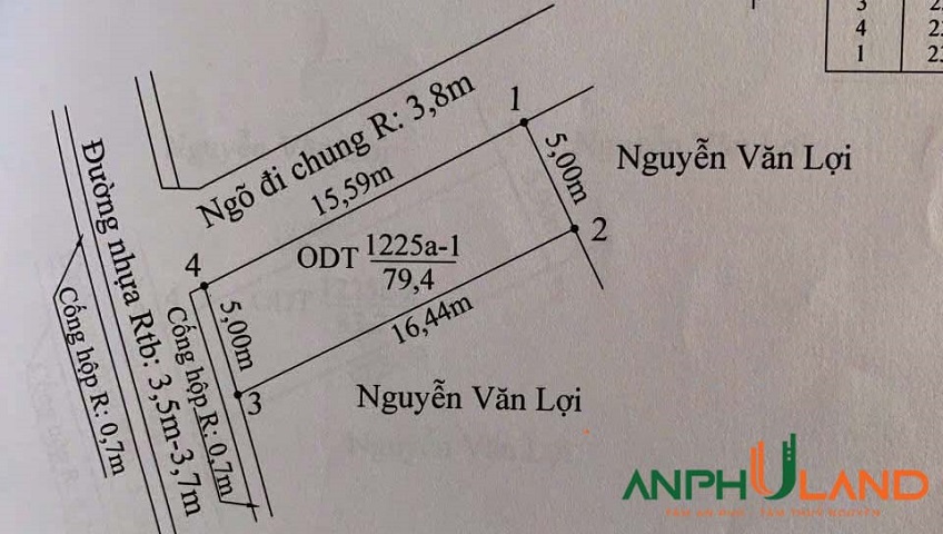 Ra hàng 2 lô F0 mặt đường trải nhựa phường Thuỷ Nguyên (Thuỷ Đường), TP Hải Phòng