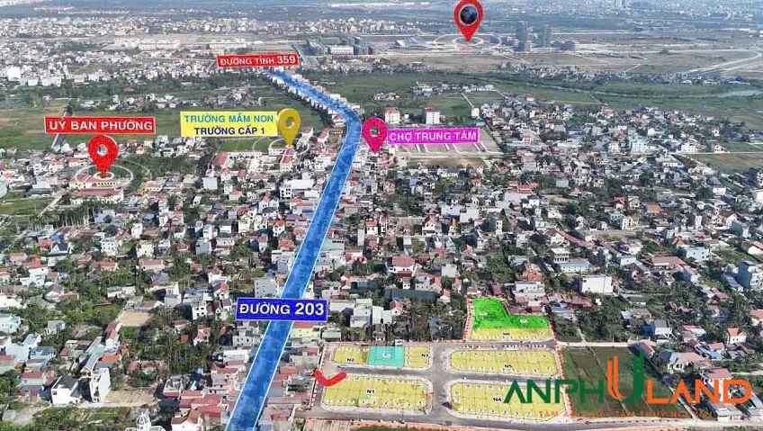 Chào bán lô góc trục chính đấu giá Bái Trong, Phường Thủy Nguyên ( xã Hoa Động), TP Hải Phòng