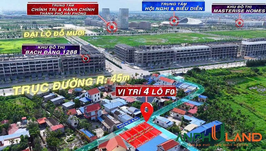 Chào bán 4 lô F0 Phường Thủy Nguyên ( xã Dương Quan), TP Hải Phòng