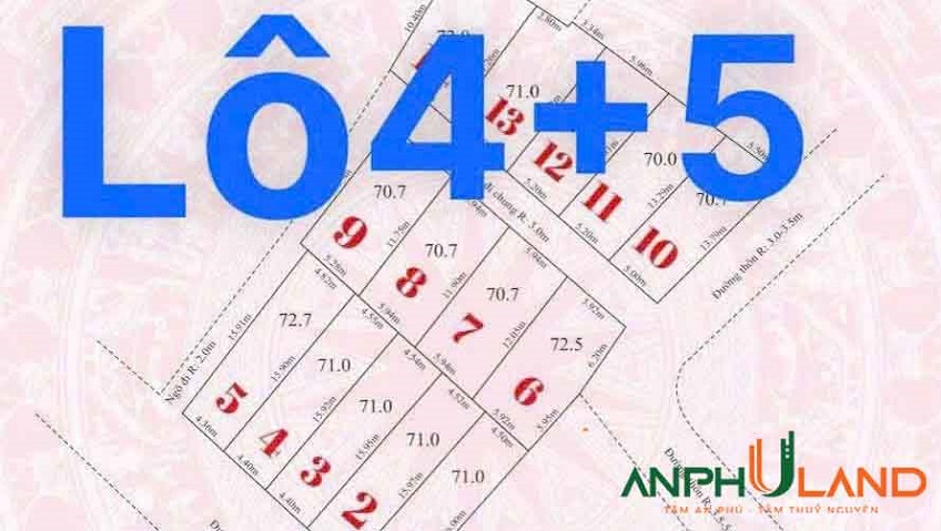 Cần bán lô số 4+5 tại Phường Thủy Nguyên, TP Hải Phòng